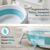 R for Rabbit Bubble Double Finzy Baby Bathtub 92 × 54 × 21 cm White Blue
