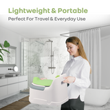 R For Rabbit Tiny Tots Dino Potty Training Toilet Seat - White Green