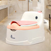 R For Rabbit Tiny Tots Dino Potty Training Toilet Seat - White Pink