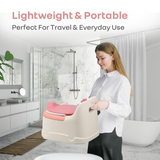 R For Rabbit Tiny Tots Dino Potty Training Toilet Seat - White Pink