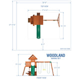 Backyard Discovery Woodland Swing Set