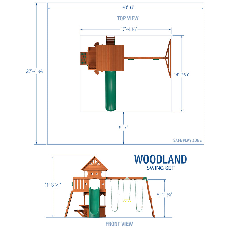 Backyard Discovery Woodland Swing Set