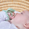 b.box Silicone Wrist Teether – Fox Sage Green | 3M+