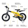 R For Rabbit Bicycle Tiny Toes Jazz 14 Inch Yellow