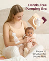 Momcozy YN08 Original Hands-Free Pumping & Nursing Bra Small – Beige