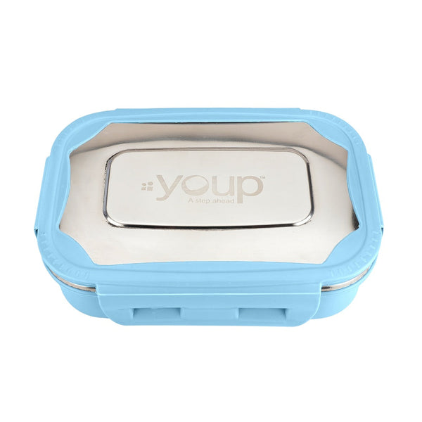 Youp Stainless Steel Kids Lunch Box - Blue