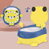R for Rabbit Tiny Tots Panda Potty Training Seat with Backrest Yellow Blue