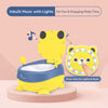 R for Rabbit Tiny Tots Panda Potty Training Seat with Backrest Yellow Blue