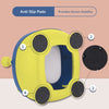 R for Rabbit Tiny Tots Panda Potty Training Seat with Backrest Yellow Blue