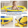 R for Rabbit Bubble Double Finzy Baby Bathtub 92 × 54 × 21 cm Yellow Blue