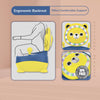 R for Rabbit Tiny Tots Panda Potty Training Seat with Backrest Yellow Blue
