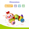 R For Rabbit Orapple Wiggle Colorful Musical Push Toy