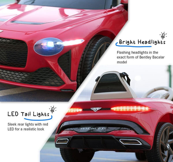 EMotorad Formula Fun BENTLEY BACALAR Ride-On Car - Red