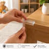 Weikang Transparent L-Shaped Corner Guard - Pack Of 4