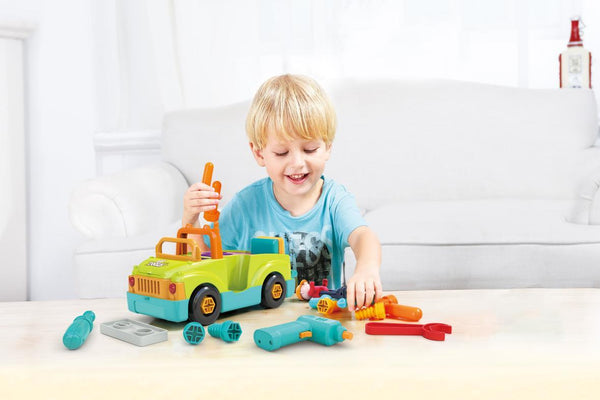 Hola Little Mechanic Tool Truck 32 x 17 x 14 cm Multicolor