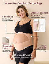Momcozy BumpEase Ergonest Maternity Belly Band - Medium size