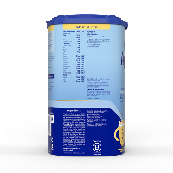 Aptamil Toddler Milk Stage 3 – 1–2 Years, 800g