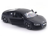 Maisto Audi R8 Die-Cast Scale Model Car 1:24 Matte Black
