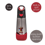b.box Marvel Avengers Tritan Straw Drink Bottle 600 ml – 3Y+