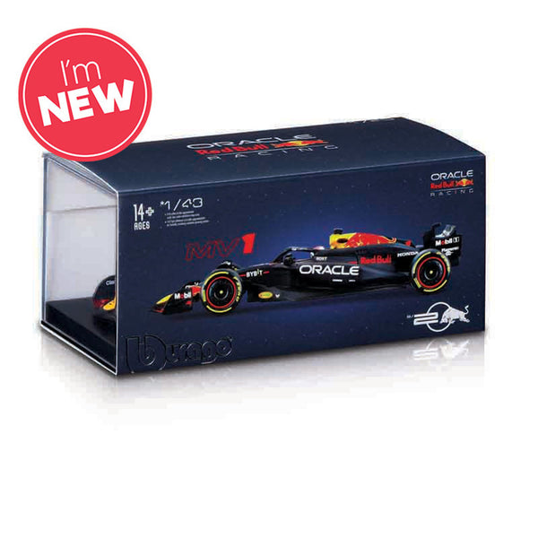 Bburago F1 Red Bull Racing RB20 2024 With Helmet - Max Verstappen 1/43 Scale