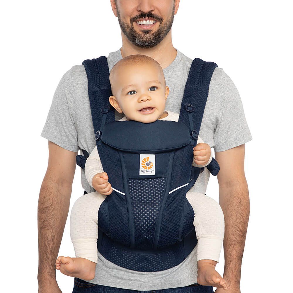 Ergobaby Carrier Omni Breeze Baby SoftFlex Mesh - Midnight Blue