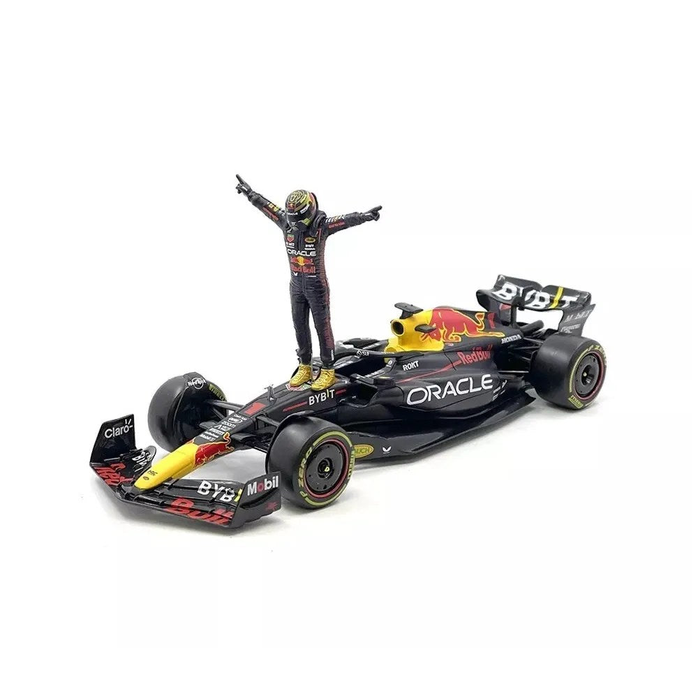 Bburago 1:24 F1 Red Bull Racing RB19 2023 With Driver Figure Die-Cast Model