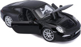 Bburago Porsche 911 Carrera S Black 1:24 Diecast Model Car