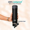 Basil HydraFizz Insulated Sipper Bottle 800ml 12Y+ – Classic Black