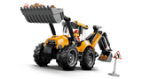 LEGO City Yellow Backhoe Loader 301 Pieces 10 × 28 × 7 cm Yellow