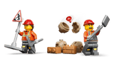 LEGO City Yellow Backhoe Loader 301 Pieces 10 × 28 × 7 cm Yellow