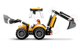 LEGO City Yellow Backhoe Loader 301 Pieces 10 × 28 × 7 cm Yellow