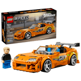 LEGO Speed Champions The Fast and The Furious Toyota Supra MK4 292 Pieces 4 × 15 × 7 cm Orange