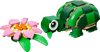 LEGO Creator 3in1 Turtle with a Water Lily Flower 124 Pieces 4 × 10 × 6 cm Multicolour