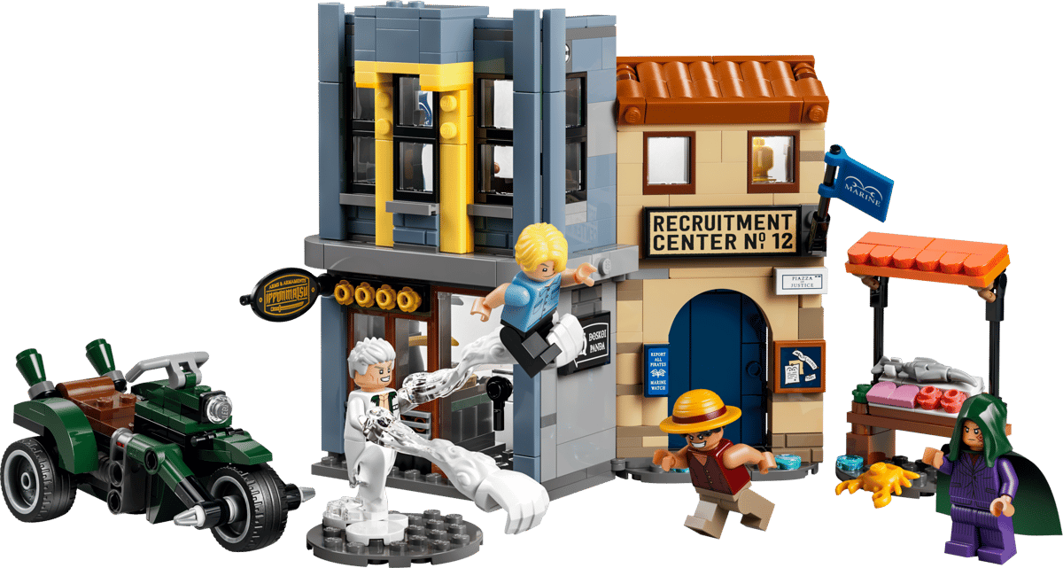 LEGO ONE PIECE Showdown with Captain Smoker 547 Pieces 9Y+ – Multicolor