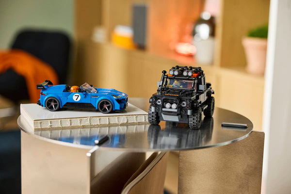 LEGO Speed Champions Jaguar Project 7 & Land Rover Defender 740 Pieces 10Y+ – Multicolor