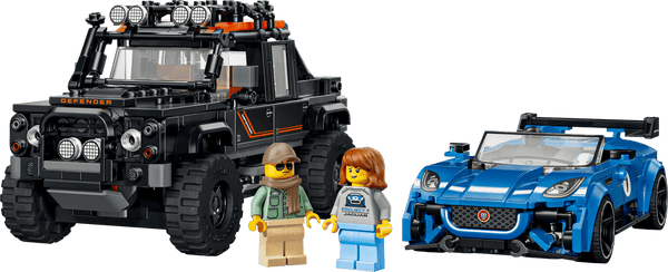 LEGO Speed Champions Jaguar Project 7 & Land Rover Defender 740 Pieces 10Y+ – Multicolor