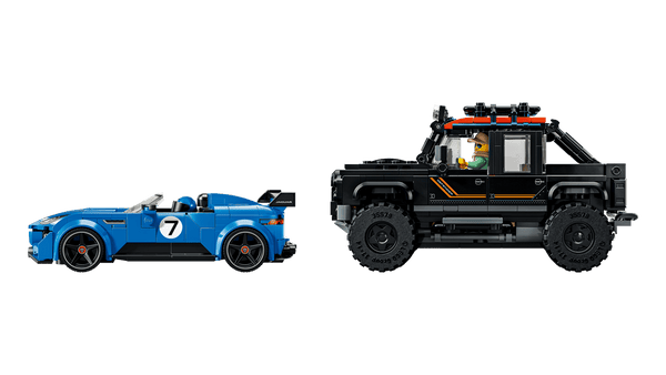 LEGO Speed Champions Jaguar Project 7 & Land Rover Defender 740 Pieces 10Y+ – Multicolor