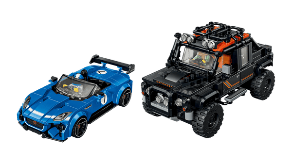 LEGO Speed Champions Jaguar Project 7 & Land Rover Defender 740 Pieces 10Y+ – Multicolor