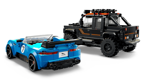 LEGO Speed Champions Jaguar Project 7 & Land Rover Defender 740 Pieces 10Y+ – Multicolor