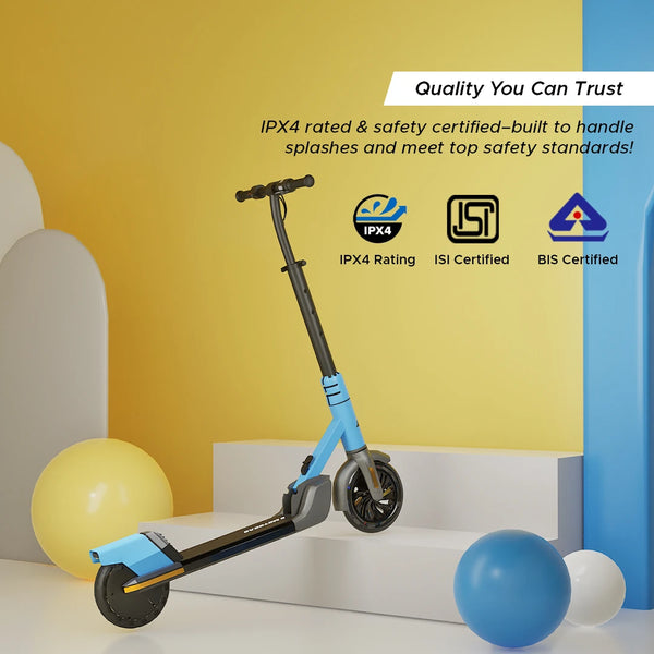 EMotorad Formula Fun Lil E Junior Ride on Scooter - Blue