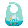 Hopop Easy Clean Crumb Food Catcher Silicone Bib - Assorted Print