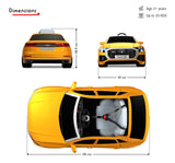 Formula Fun by EMotoradAUDI Q8 Ride-On Car - Orange