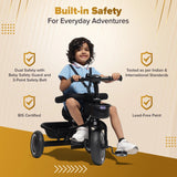 Chicco 4-in-1 Evolution Trike One Size Black