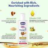 Chicco Baby Moments Virgin Coconut Massage Oil 200ml – Clear