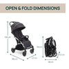 Chicco Goody XPlus Baby Stroller 0M+ – Ebony