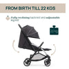 Chicco Goody XPlus Baby Stroller 0M+ – Ebony