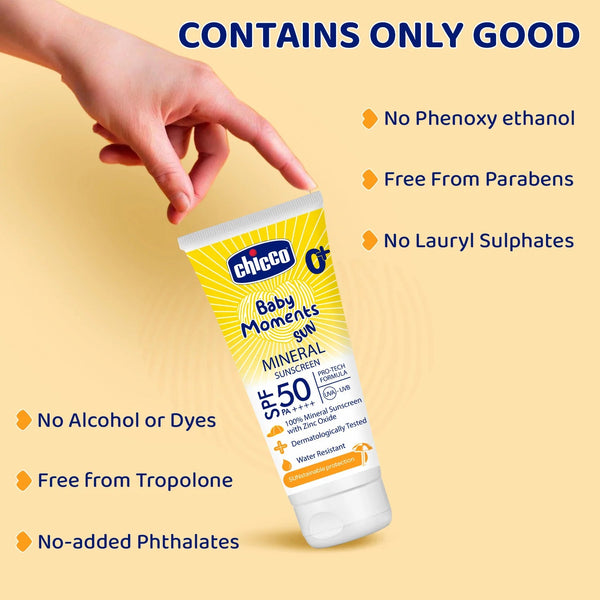 Chicco Mineral Sun Cream SPF 50 75g