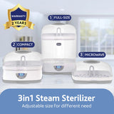 Chicco Steam Sterilizer 3In1 Standard Size White
