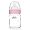 Chicco Well-Being Glass Feeding Bottle 120ml Slow Flow 0M+ – Pink