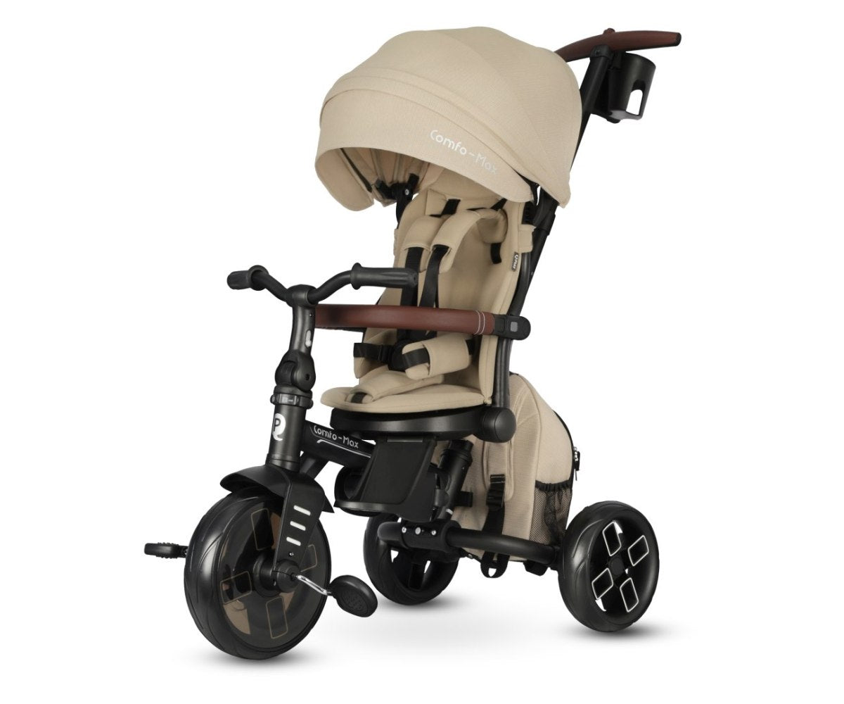 QPlay Comfo Max 7-in-1 Trike 10 Months to 6 Years Beige